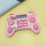 Chmadoxn Home Office Furniture Game-Style Calculator Custom-Shaped Student Exam Handheld Calculator Digital Portable Arithmetic Calculator Plastic Student Calculator