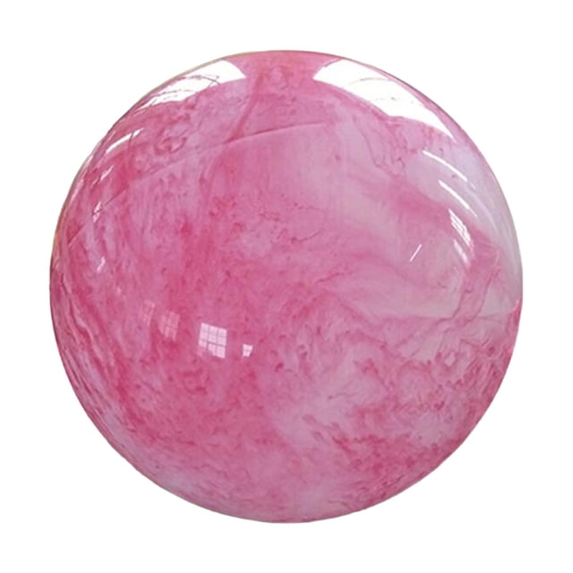 HILABEE Beach Ball Inflatable Blow Toy Party Favor Summer Water Games Swimming Pool Ball Pink