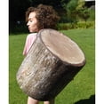 thumbnail image 3 of Delsit Lightweight Woody Tree Trunk Looking Outdoor Indoor Pouffe Ottoman, 3 of 7