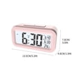 thumbnail image 2 of TopLLC Temperature Version Smart Clock, Silent Clock, Electronic Clock, Light Sensing Alarm Clock, Snoozy Student Smart LCD Alarm Clock, 2 of 2