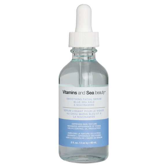 Vitamins and Sea beauty Smoothing Blue Sea Kale and Niacinamide Facial Serum