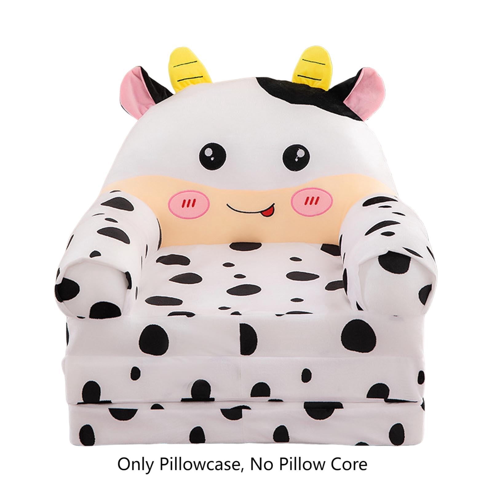Folding Children's Sofa Backrest Armchair 2 in 1 Folding Children's Sofa Cute Cartoon Lazy Sofa Without Padding or Padding Core