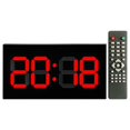 thumbnail image 1 of simhoa Affichage LED Horloge 3D Numérique avec Télécommande pour Gym Bureau École Bureau Hôtel, Chiffres Rouges, 1 of 8