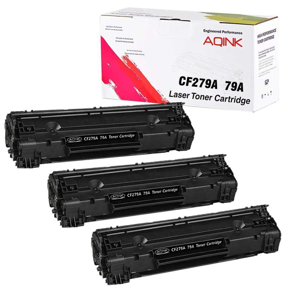 CF279A Toner Cartridge Compatible with 79A Toner for use in Laserjet Pro M12a, Laserjet Pro M12w, Laserjet Pro MFP M26nw, Laserjet Pro MFP M26a Printer by UniVirgin (Black / 3 Pack)