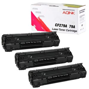 CF279A Toner Cartridge Compatible with 79A Toner for use in Laserjet Pro M12a, Laserjet Pro M12w, Laserjet Pro MFP M26nw, Laserjet Pro MFP M26a Printer by UniVirgin (Black / 3 Pack)