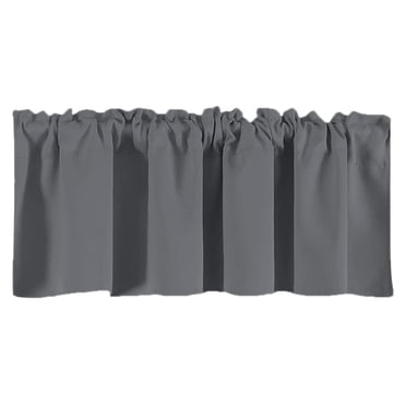 Valance Curtain For Kitchen Black Out Window Curtains For Living Dining Room Window Valance 57 18inches