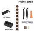 thumbnail image 2 of Bike Repair Kit Rubber Patch Repair Box Portable Tire Patching Tools Repair Kit, 2 of 9