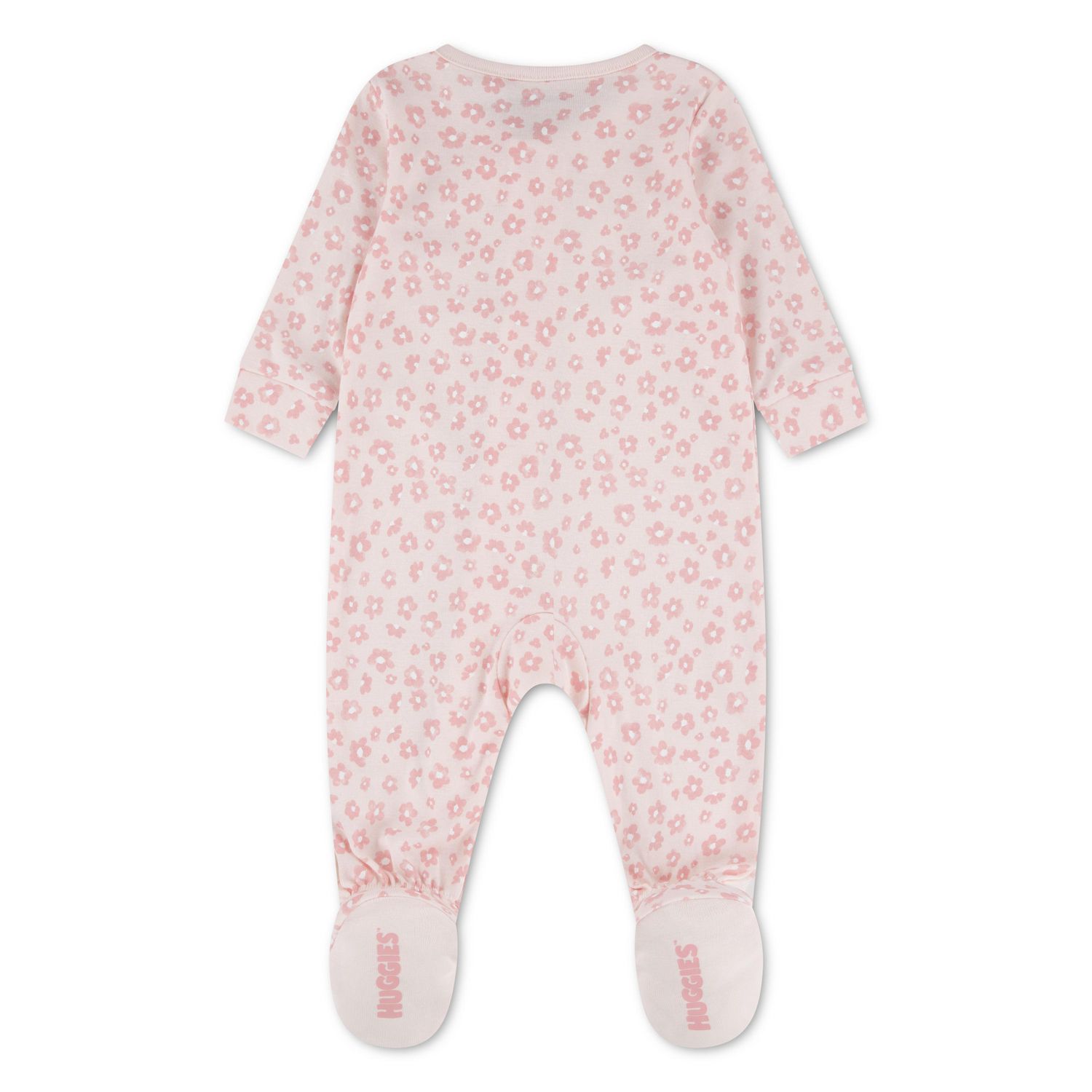 Huggies Baby Girls' Layette Organic Cotton Footed Coverall