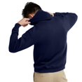 thumbnail image 4 of Hanes Mens EcoSmart Fleece Hoodie, 2XL, Navy, 4 of 4