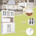 thumbnail image 4 of Giantex Kitchen Hutch Storage Cabinet, Sideboard Buffet Cupboard for Dining Room, Restaurant, 4 of 8