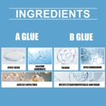 thumbnail image 4 of TIELUTT Epoxy Resin AB Epoxy Structural Ab High Strength DIY Baseboard Back Small Glue Sticks Drying Stick Mortar Glue for Foam, 4 of 7