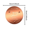 thumbnail image 3 of Tong Copper Disc Bird Bath For Bird Feeders Brass Water Basin Cleaning Disk For Outdoor Bird Bath Bird Feeders For Outdoor Use Copper Bird Bath Cleaner With Protective Coating, 3 of 4