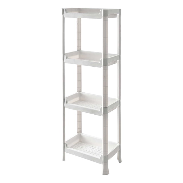 Wzzjkit Kitchen Organizers and Storage, Kitchen Rack Floor-standing Multi-layer Storage Rack Bathroom Mobile Vegetable Cosmetics Storage Rack, Sponge Holder for Kitchen Sink