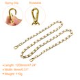 thumbnail image 2 of Unique Bargains Purse Chain Strap, 47' Purse Strap Shoulder Bag Replacement Strap(White/Yellow Gold), 2 of 6