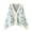 White, variant on Fortune Women Little Daisy Sweater Cardigan V Neck Floral Print Loose Knit Coat