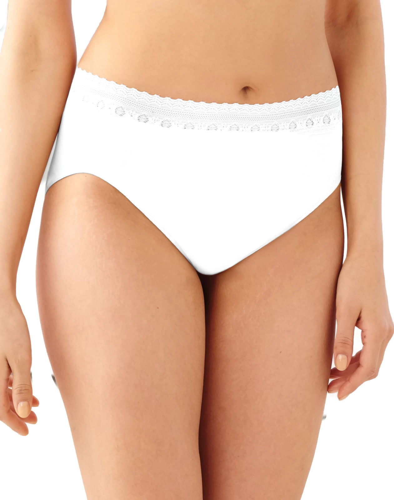 Bali Womens Comfort Revolution Microfiber Seamless Hi Cut Panty - Best-Seller,