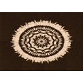 thumbnail image 1 of Ahgly Company Machine Washable Indoor Rectangle Transitional Black Brown Area Rugs, 6' x 9', 1 of 7
