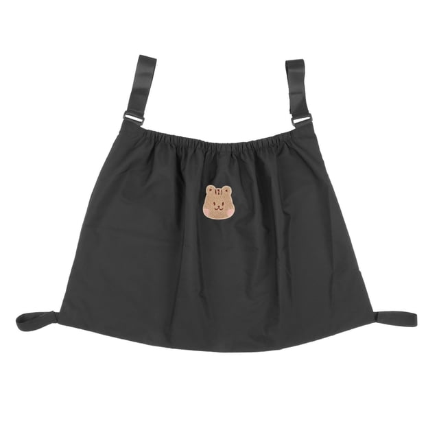 Sac de Rangement Polyvalent pour Console Parentale Porte-Gobelet Accessoires Écureuil Noir