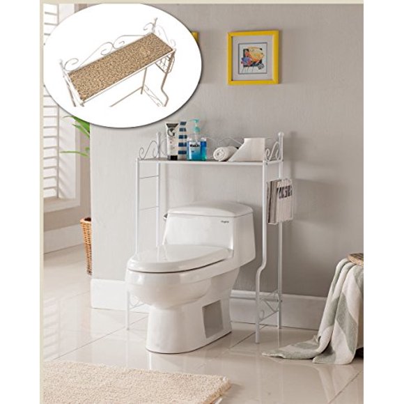 Kings Brand Etagere Freestanding Bathroom Shelf Storage Organizer Rack