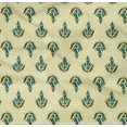 thumbnail image 4 of oneOone Organic Cotton Poplin Twill Fabric Floral Block Print Sewing Fabric BTY 42 Inch Wide, 4 of 4