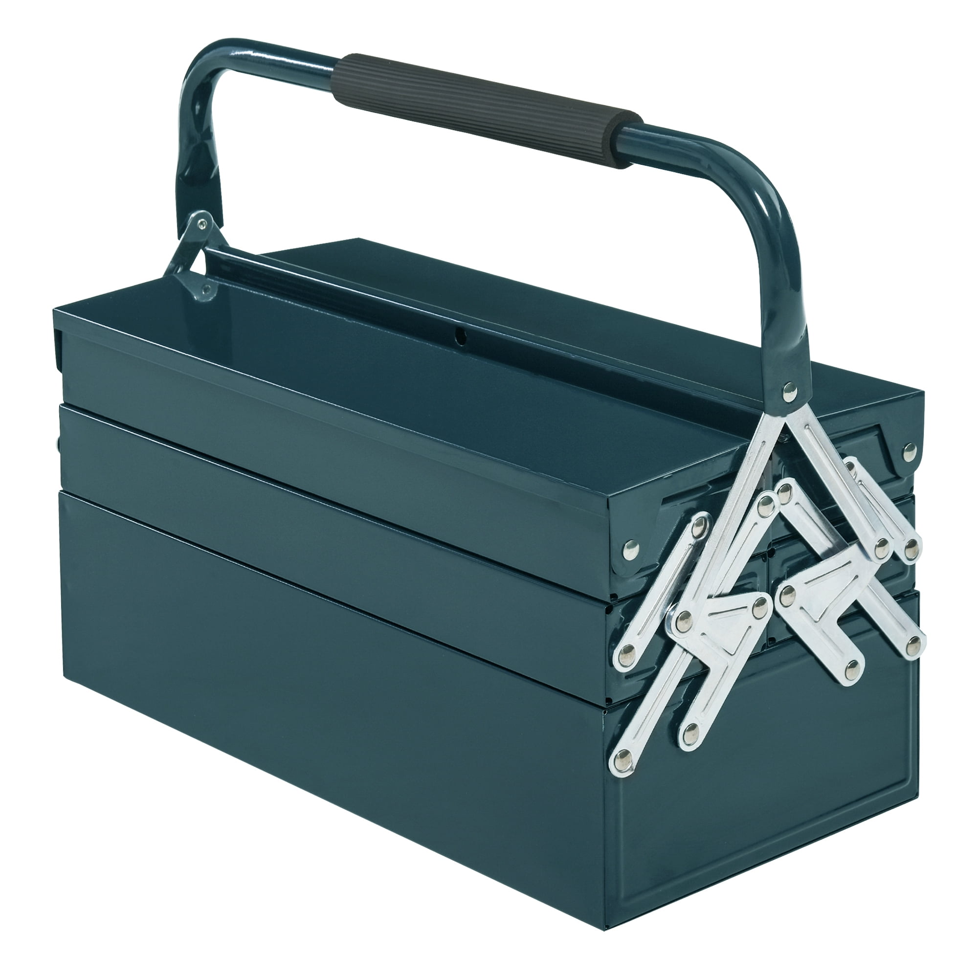 DURHAND Coffre à Outils en Métal Portable Armoire à Outils en Acier avec Poignée