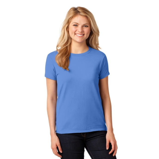 Gildan T-Shirt à Manches Courtes pour Femmes en Coton 100 pour Cent. 5000L