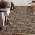 thumbnail image 2 of Garvee 5'x7' Modern Abstract Area Rugs Washable Rug, Non Slip Low Pile Stain-Resistant Rug Contemporary Neutral Carpet for Living Room Bedroom Home Decor, Brown, 2 of 8