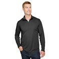 thumbnail image 1 of Men's Zone Sonic Heather Performance Quarter-Zip - BLACK HEATHER - S, 1 of 3