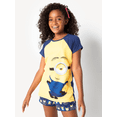 thumbnail image 1 of Minion Pajama 2-piece Set - Short Sleeve - Girl 2T To 14, 1 of 3