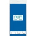 thumbnail image 3 of Unique Industries' Royal Blue Rectangular Plastic Tablecloth, 54" x 108", 3 of 3