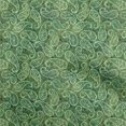 thumbnail image 1 of oneOone Velvet Green Fabric Paisleys Craft Projects Decor Fabric Printed By The Yard 58 Inch Wide, 1 of 4