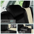 thumbnail image 4 of For 2011–2021 Jeep Grand Cherokee FH Group Neoprene Waterproof Custom Fit Car Seat Covers - Rear Beige, 4 of 5