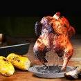 thumbnail image 3 of Chicken Roaster,Vertical Stainless Steel Chicken Chicken Roaster Rackwith Bowl Vertical Stainless Steel Chicken Roaster Rack Unparalleled Experience, 3 of 8