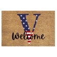 thumbnail image 2 of TopLLC Bathroom Rugs 4th Of July Door Mat Patriotic Doormat Entryway Rug Welcome Independence Day Doormat Stain And Fad Patriotic Decor Welcome Outdoor Mat A map, 2 of 2