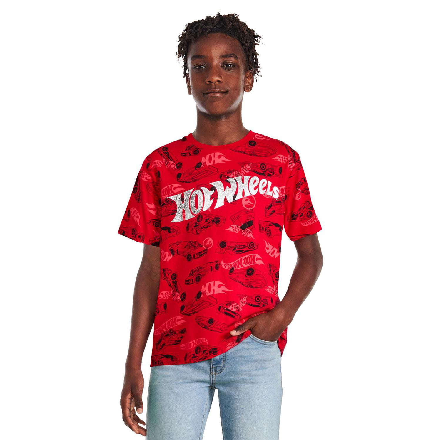 T-shirt imprimé Hot Wheels pour garçons