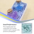 thumbnail image 2 of thinsony 1 Pack Lafite Paper Raffia Filler Colorful Shredded Box Packaging Decoration Practical Wedding Party Easter New Year Blue to gray, 2 of 7