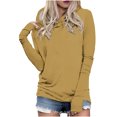 thumbnail image 1 of Timegard Womens Hoodies Plus Size Long Sleeve Thumb Hole Pullover Fall Casual Solid Color Comfy Tops, 1 of 5