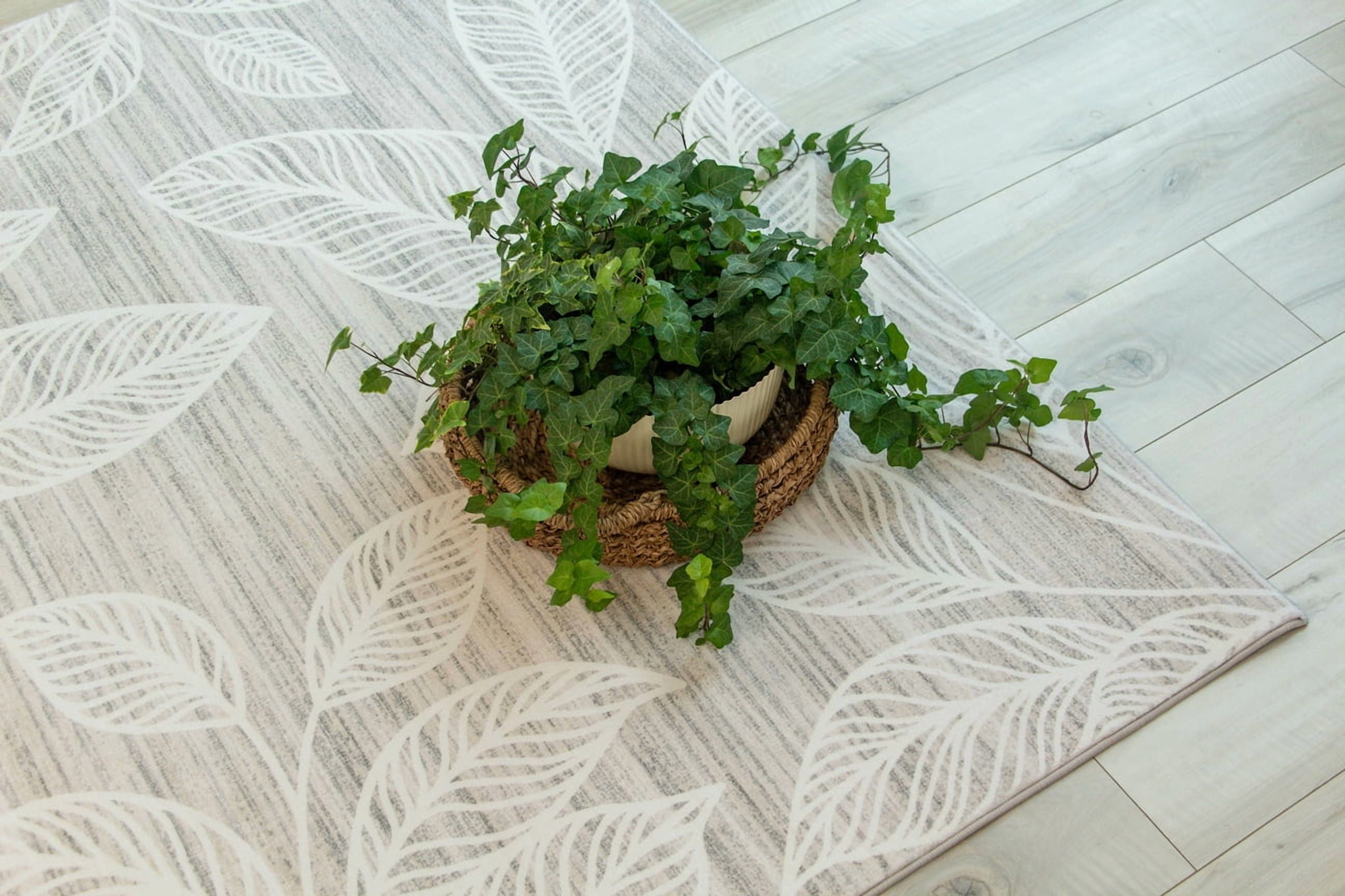 Tapis d'intérieur floral moderne Rug Branch