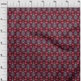 thumbnail image 2 of oneOone Silk Tabby Fabric Floral & Paisley Block Print Fabric BTY 42 Inch Wide, 2 of 4