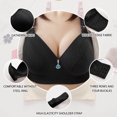 thumbnail image 3 of Soutien-gorge Mode Femme avec Nœud Imprimé Confortable Sans Armatures, 3 of 10