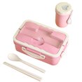 thumbnail image 1 of EGNMCR Portable Lunch Box With Lid And Cup Lunch Box Lunch Box Food Storage Container With Lid Leakproof Food Preparation Container For Storage Home Office lunch boxes, 1 of 6