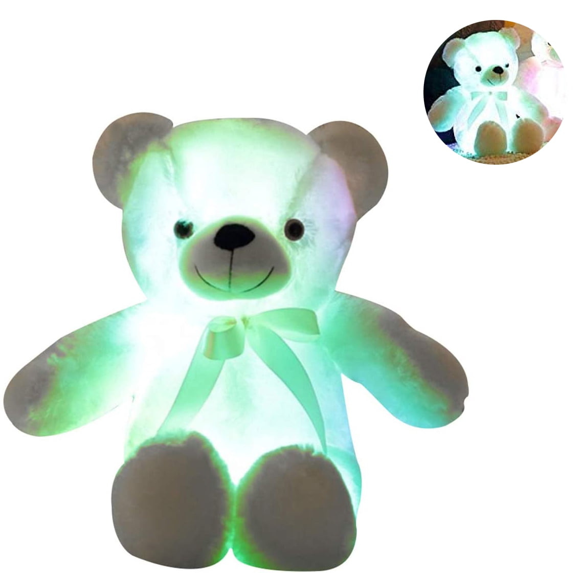 LED teddy bear, plush toy, colorful, luminous toys for children and adults, birthday gift