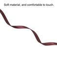 thumbnail image 3 of Unique Bargains 0.28' x 100 Yards Double Face Decorate Crafts Roll Satin Ribbon Purplish Red, 3 of 5