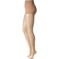 thumbnail image 2 of Hanes Womens Perfect Nudes Run Resistant Tummy Control Girl Short Hosiery, 5/6X, 2 of 5