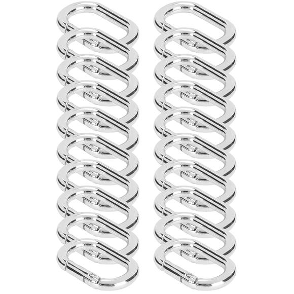 Alloy Oval Spring Buckle, 23mm Oval Spring Buckle Practical Useful Easy Carrying 23mm Alloy Opening Closing For Purses For Keychain Strap For Bags