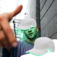 thumbnail image 1 of Chmadoxn LED Hat Light Up Baseball Cap Flash Glows Party Hat Raves Accessories Open And Use Easily For Festival Club Stage Hip Hop Performance Polyester baseball cap, 1 of 6