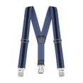 thumbnail image 1 of Buyless Fashion Bretelles Texturées Robustes pour Hommes - Sangles Ajustables de 48 Pouces 1 1/4 Pouces - Forme en Y, 1 of 7