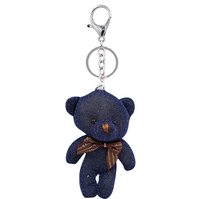 Porte-clés Mini Ours Anneau de Clé Porte-Clés Fantaisie pour la Saint-Valentin