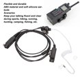 thumbnail image 3 of 2 Way  Earpiece, Durable Acoustic Tube Headphone Silicone Eartip Sensitive Mic  For STP9000, 3 of 8