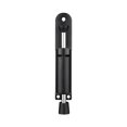 thumbnail image 1 of Kickdown Door Stop Spring Plunger, Heavy Duty Zinc Alloy Door Stopper Easy Install, Telescopic Door Holder for Garage Work Room with Soft Rubber Foot, Black, 1 of 1